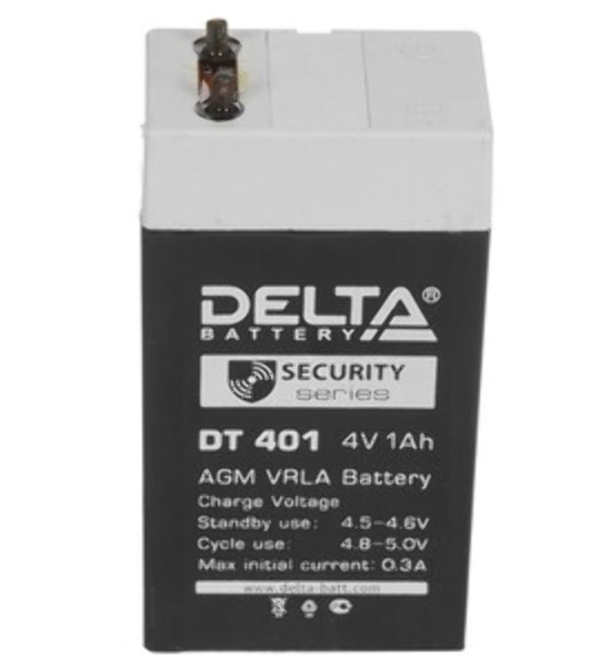 Аккумулятор для фонарей ТРОФИ 4В 1.0А.ч Delta DT 401