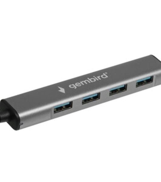 USB-концентратор Gembird UHB-C474, USB Type-C, 4хUSB, USB Type-C