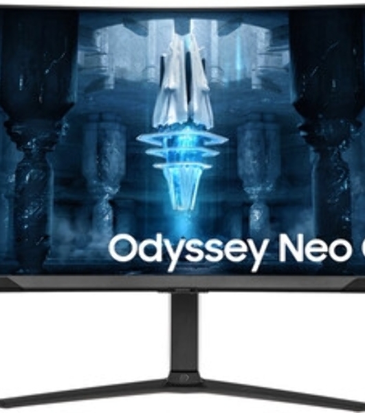 Монитор Samsung 32' Odyssey Neo G8 S32BG850NMXUE белый VA LED 1ms 16:9 HDMI полуматовая HAS Piv 350cd 178гр/178гр 3840x2160 240Hz DP 4K USB 8.9кг