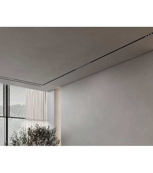 Трековый светильник GL2335 BK черный IP20 10W 3CCT 3000/4200/6400K 48V 200*10*37