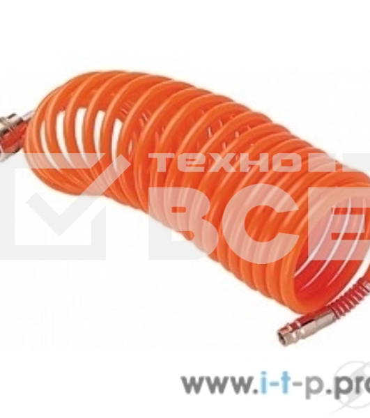 Шланг FUBAG спиральный с фитингами рапид полиуретан 15 бар 8x12мм 5м 170304