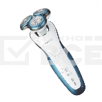 Бритва Centek CT-2163 (серебр) ротор, +ВЛАЖНОЕ БРИТЬЁ, 3 плав.головки, 2-йные лезвия, до 40 мин. раб, фото3