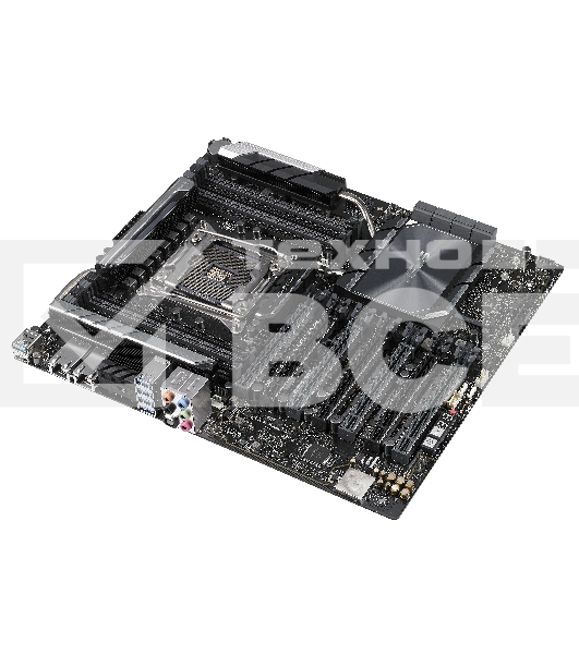 Материнская плата ASUS WS C422 SAGE/10G LGA2066, LGA2066, Intel C422, 8xDDR4, 8xSATA, 2xM.2 (PCIe x4/SATA), 7xPCIe 3.0 x16, 2xPCIe x16 (через PLX), 2x10Gb LAN (Intel X550-AT2), 1xUSB-C 10Gbps, 2xUSB-A 10Gbps, 4xUSB-A 5Gbps, 1xUSB-A 2.0, 1xHDMI, 1xDisplayP