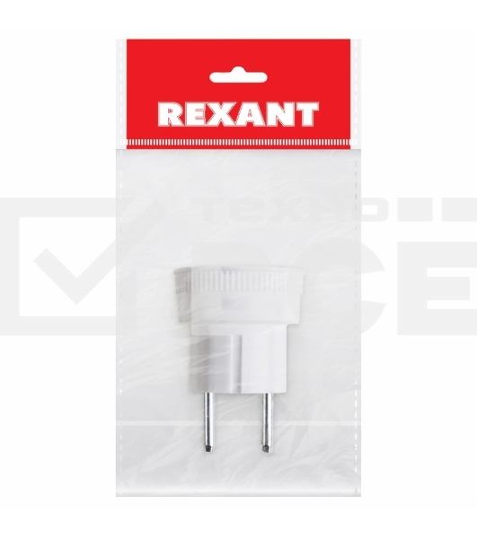 Адаптер сетевой Rexant Стакан с бортами 220В 6А