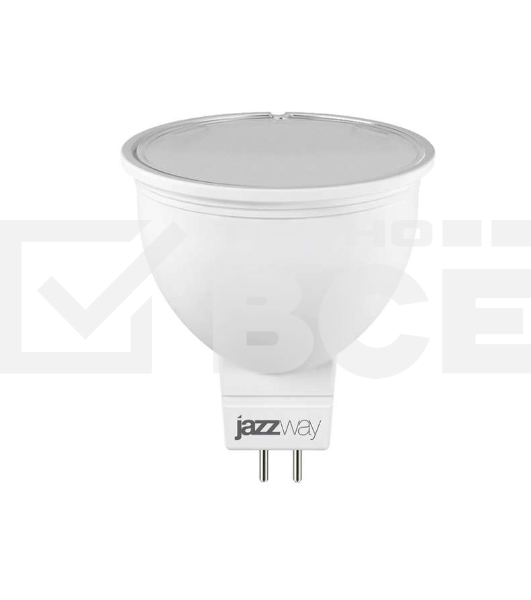 Лампа светодиодная диммируемая PLED-DIM JCDR 7Вт 4000К белый GU5.3 540лм 220-240В JazzWay 1035431