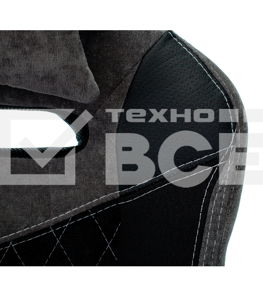 Кресло игровое Бюрократ VIKING 6 KNIGHT B FABRIC черный крестовина металл/пластик