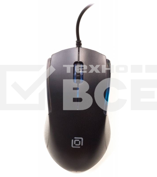 Мышь проводная Oklick 245M черный, 1000 dpi, USB, кнопки - 3