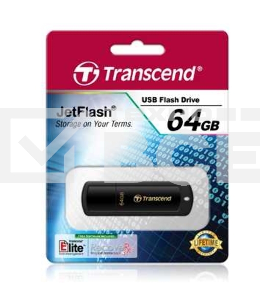 Флэш Диск Transcend USB Drive 64Gb JetFlash 350 TS64GJF350 {USB 2.0}