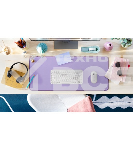 Коврик для мыши Logitech Desk Mat Studio Series LAVENDER