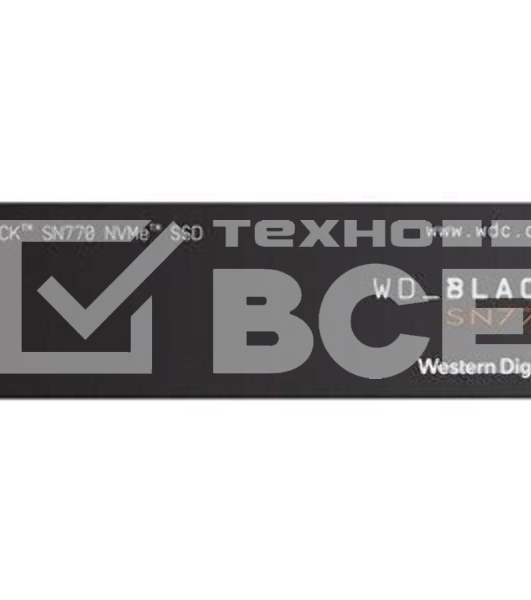 Накопитель SSD M.2 2280 2TB BLACK WDS200T3X0E WDC