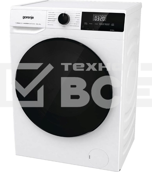Стирально-сушильная машина Gorenje W1D2A164ADS (20010443) белый загр. фронтальная макс.: 10 кг 1400об/мин класс: А