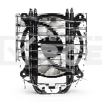 Кулер для процессора ExeGate Dark Magic EXX400V2-PWM.RGB серебристый, 120 мм, алюминий/медь, 2100 об/мин, 24 дБ, 4 pin, 140 Вт, 155 мм, фото7