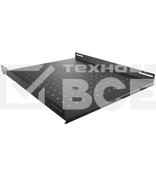 Полка стационарная NTSS NTSS-FS-H-600-BL 1U нагр.:100кг. 19