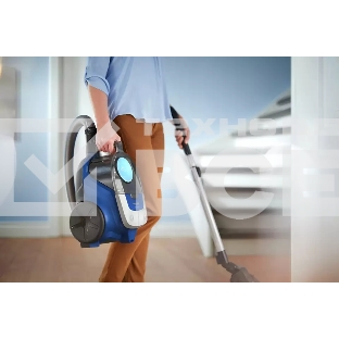 Пылесос Philips XB2022/01 темно-синий, 360/1800 Вт, уборка сухая, пылесборник контейнер 1.3 л