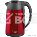 Чайник электрический Bosch TWK3P424 1.7л. 2400Вт красный (корпус: нержавеющая сталь), фото3