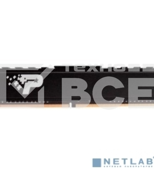 Оперативная память Patriot Signature, DDR4, 4GB (1x4 GB), 2400 MHz, CL17, радиатор, чёрный
