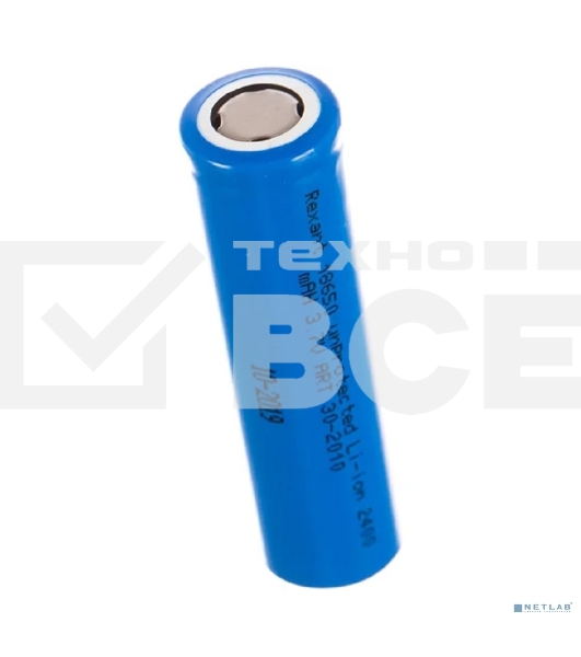 Аккумулятор 18650 unprotected Li-ion 2400 mAH 3.7 В Rexant