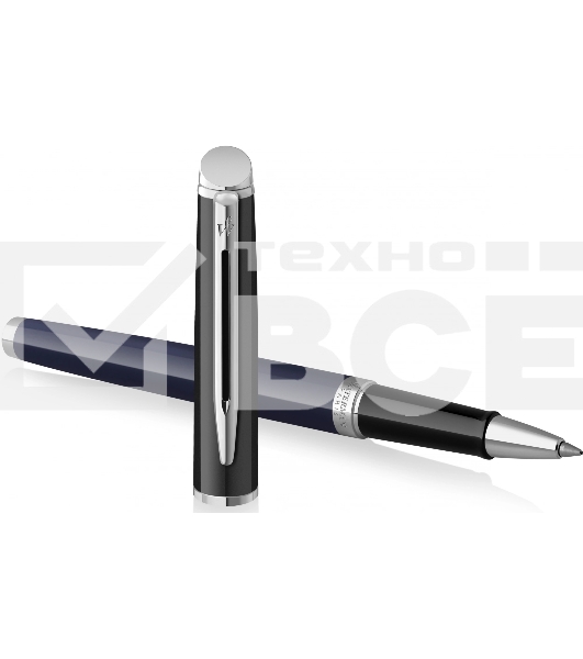 Ручка роллер Waterman Hemisphere Colour Blocking (2202849) черн/синий F черн. черн. подар.кор.