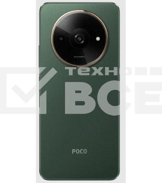 Смартфон Xiaomi POCO C61, 4/128Gb, зеленый
