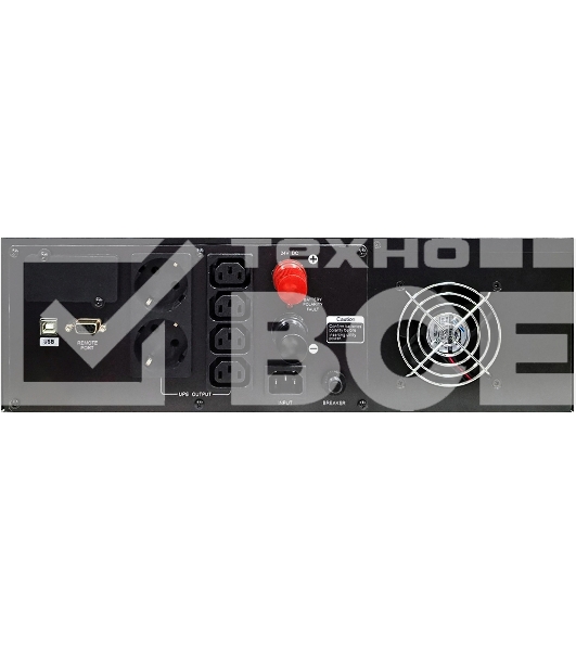 Источник бесперебойного питания PowerCom Infinity INF-1500AP RM (3U) 1050Вт 1500ВА черный