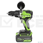 Дрель-шуруповерт аккумуляторная Greenworks GD24DD140 24V, 70/140Нм,Anti-kickback,2х4Ач,ЗУ,кор 3707607CUD, фото31