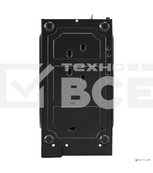 Компьютерный корпус Miditower ExeGate AA-443 (ATX, без БП, 2хUSB+HD Audio, черный)