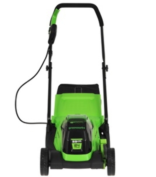 Газонокосилка аккумуляторная GreenWorks GD24LM33, 24 В, 4 Ач