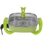 Электросковорода Sakura SA-7716R Master Chef 1800-2000Вт 32х9см кругл красн, фото2