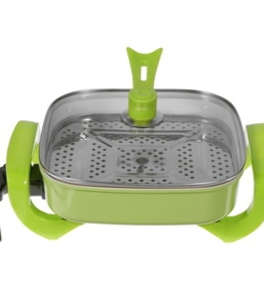 Электросковорода Sakura SA-7716R Master Chef 1800-2000Вт 32х9см кругл красн