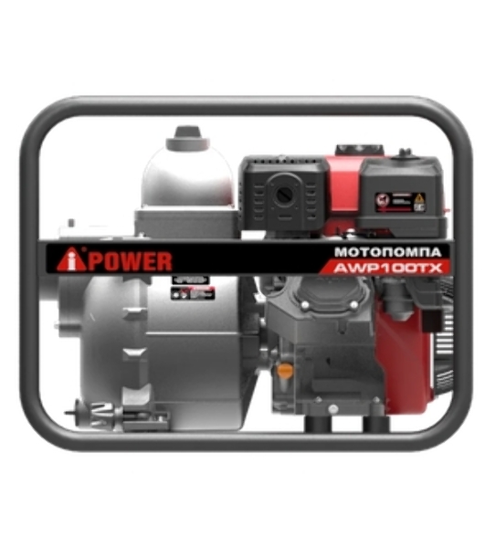 Мотопомпа A-ipower бензиновая для сильно загрязненной воды AWP100TX 30341