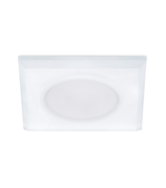 Светильник Ambrella light TN138 WH/FR белый/матовый GU5.3 90*90*25
