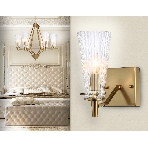 Светильник Ambrella light TR3236 BS/FR латунь/белый матовый E14 max 40W 250*120*210, фото6