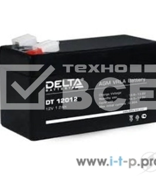 Батарея Delta DT 12012 (12V, 1.2Ah)