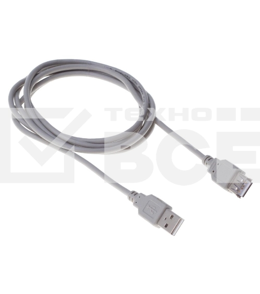 Кабель Buro BHP RET USB_AF30 USB A(m) USB A(f) 3м серый блистер
