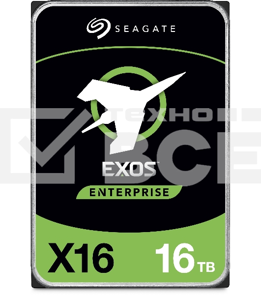Жесткий диск Seagate 16Tb, ST16000NM002G, SAS Exos X16, 7200 rpm, 256Mb buffer