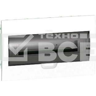 Бокс СП EASY9 встраив. с прозр. дверью 1ряд 18мод. SchE EZ9E118S2FRU