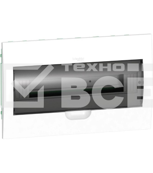 Бокс СП EASY9 встраив. с прозр. дверью 1ряд 18мод. SchE EZ9E118S2FRU