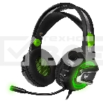 Гарнитура игровая Crown CMGH-3002 черный/зеленый, фото5