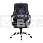 Кресло руководителя Бюрократ T-9950/BLACK-PU сиденье черный, искусственная кожа, крестовина хром, фото7