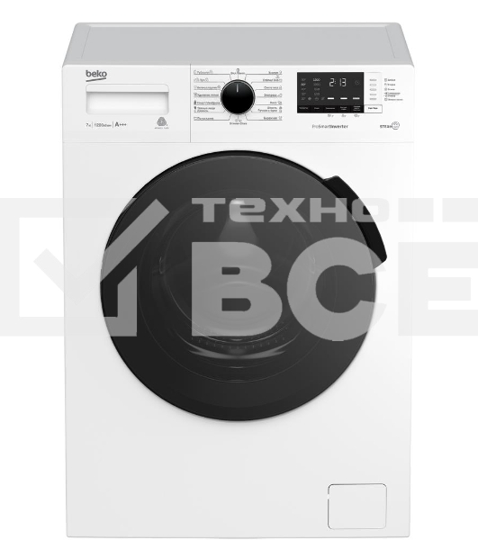 Стиральная машина Beko RSPE78612W белый, загрузка фронтальная 7 кг, 1200 об/мин., класс: А