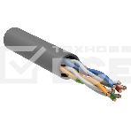 Кабель IEK витая пара U/UTP категории 5E 4 пары PVC 1м сер. GENERICA (305м), фото3