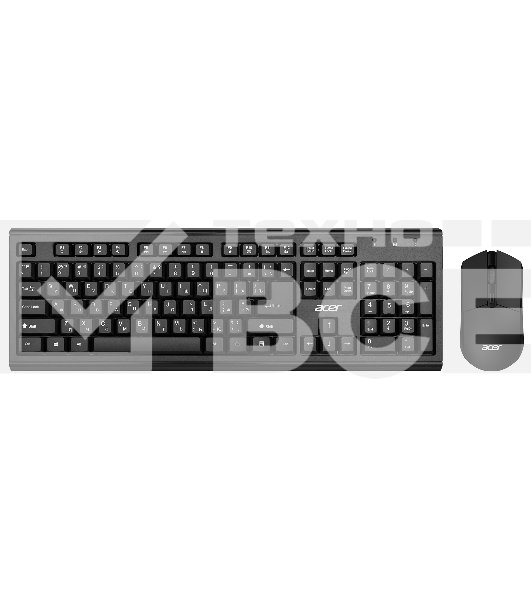 Клавиатура + мышь Acer OKR120 клав:черный мышь:черный USB беспроводная Multimedia
