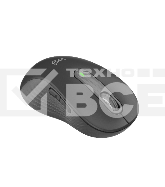 Мышь беспроводная Logitech Signature M650 L LEFT графитовый, 4000 dpi, радиоканал, Bluetooth, USB, кнопки - 5