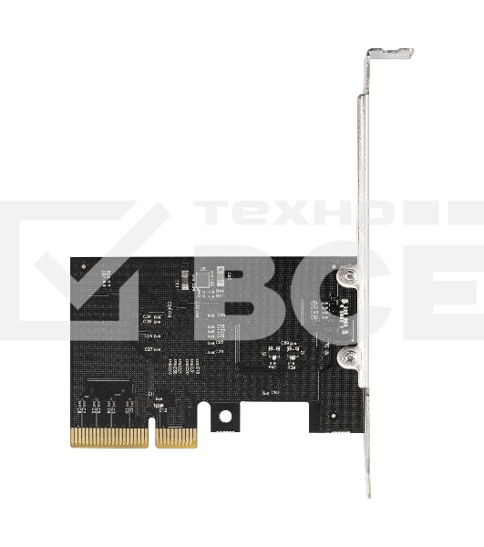 Контроллер ExeGate EXE-321 EX293839RUS (PCI-E x4 v3.0, 20Gbps (USB3.2 GEN2x2) Type-C ext., ASMedia Chipset ASM3242)