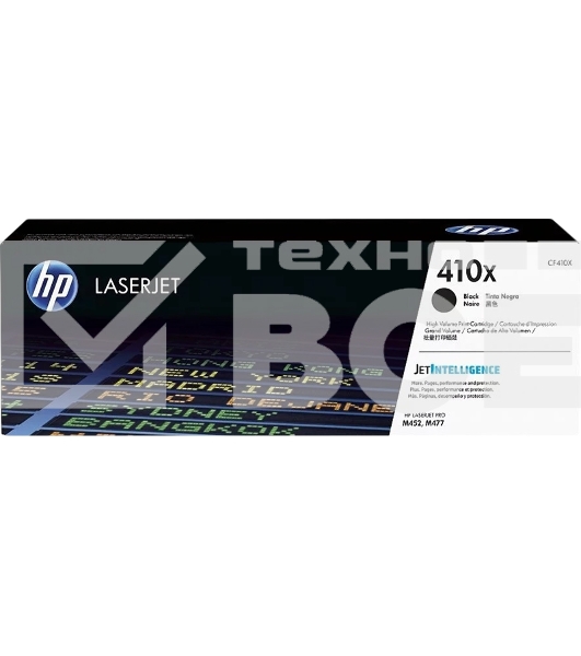 Картридж лазерный Hewlett-Packard HP 410X (CF410X) черный для LJ Pro M452/M477 6500 стр.
