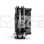 Кулер для процессора ExeGate Dark Magic EXX400V2-PWM.RGB серебристый, 120 мм, алюминий/медь, 2100 об/мин, 24 дБ, 4 pin, 140 Вт, 155 мм, фото6