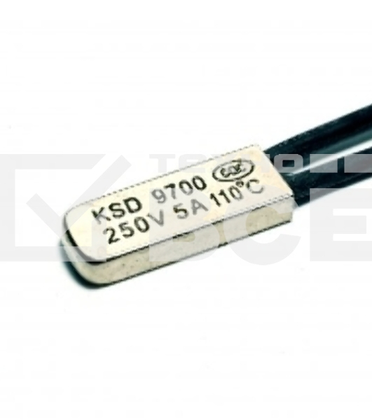 Термостат биметаллический KSD9700 5А/110 С нормально разомкнутый