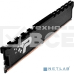 Оперативная память Patriot Signature, DDR4, 4GB (1x4 GB), 2400 MHz, CL17, радиатор, чёрный, фото3
