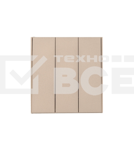 Выключатель KRANZ STRONG 3 кл 10А с/у шелк