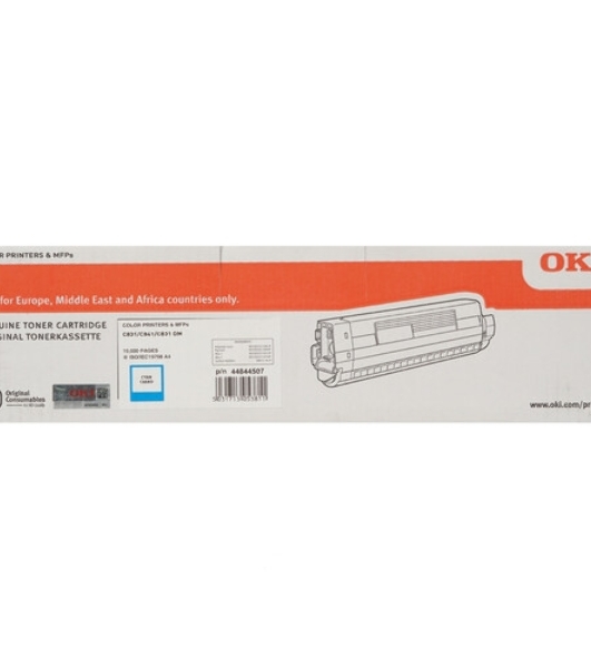 Картридж лазерный Oki C831/841 черный 10K
